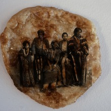 frybread with printed photo on it